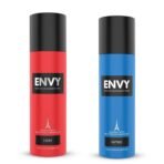ENVY Fiery Deo - 140ML & Nitro Deo - 120ML (Combo of 2) | Long Lasting Deodorants for Men - Fast UK Delivery