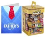 Swad Gift for Happy Fathers Day with Card (Swad Mixed Candy 125 Gift Box & 1 Greeting card) - Fast UK Delivery - Image 2
