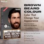 Deewal Beard Brown Color for Men | Quick & Easy 9-Min Formula | No Ammonia | Long-Lasting Natural Brown Beard Dye | Non-Drip, Skin-Friendly & Easy to Apply | Gentle & Safe Beard Hair Color (Browm, 40ml) - Fast UK Delivery - Image 3