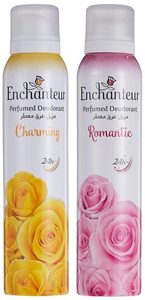 uk51FT5dFN3LL-1-1.jpg Enchanteur Romantic Perfumed Deo Spray, 150ml And Charming Perfumed Deo Spray, 150ml for Women - Fast UK Delivery - Image 1