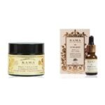 Kama Ayurveda Brightening Ayurvedic Night Cream, 50g + Kumkumadi Miraculous Ayurvedic Night Serum, 12ml - Fast UK Delivery