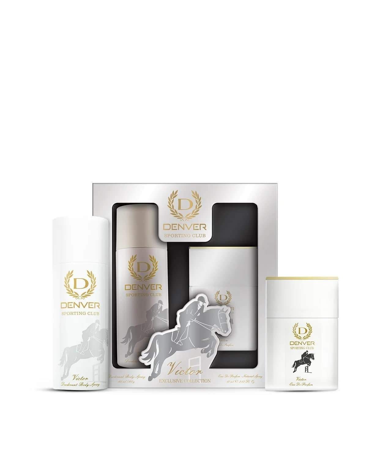 uk51FhLojz-L-1.jpg DENVER Gift Set - Deodorant (165ML) + Perfume (60ML) | Long Lasting Fragrance Luxury Perfume Deo for Men - Fast UK Delivery - Image 1