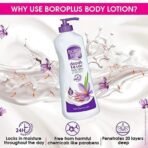 Boroplus Body Lotion Provides 24Hrs Moisturisation 100% Ayurvedic Lotion, Vitamin E For Dry And Normal Skin With Goodness Of Dhoodh, Badam & Kesar, 400Ml (Pack of 2) - Fast UK Delivery - Image 5