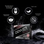 DENVER Black Code Bathing Soap -125GM Each (Pack Of 5) | Fragrance Soap Specially for Men - Fast UK Delivery - Image 4