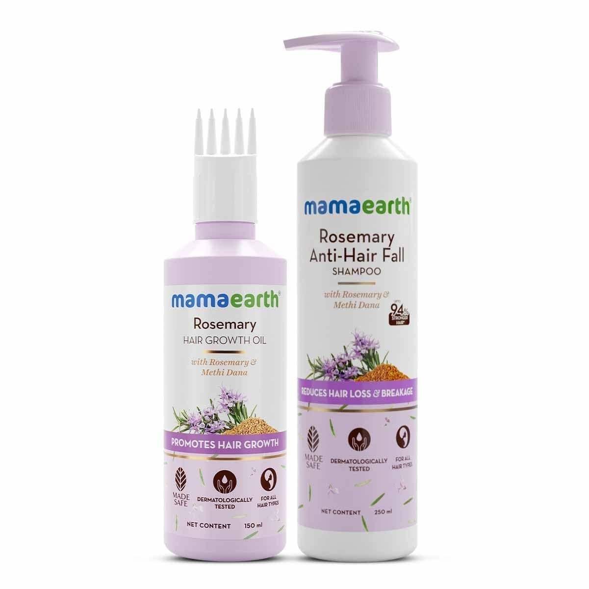 uk51GIDUs60oL-1.jpg Mamaearth Rosemary Hair Growth Combo | Hair Growth Oil | Anti Hairfall Shampoo| 490 Grams - Fast UK Delivery - Image 1