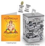 Swad Ganesh Chaturthi Gift with Card (Swad Digestive Candy 125 Gift Box & 1 Greeting card) - Fast UK Delivery - Image 3