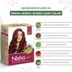 Nisha Henna Based Hair Color Red Brown 90g Pack of 2, Henna Powder Hair Color Dye Brown Hair Colour, No Ammonia, No PPD, Non Oxidative - Fast UK Delivery - Image 5