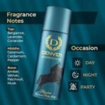 DENVER Phyton Sporting Club Deodorant -165ML | Long Lasting Deo for Men & Boys - Fast UK Delivery - Image 6