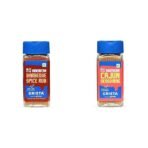 CRISTA International Multipurpose Combo - 4 | Barbeque Spice Rub X 1, 50 gms & Cajun Seasoning X 1, 50 gms | No Added Colours, Fillers & Preservatives | Pack of 2