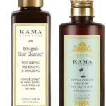Kama Ayurveda Coconut Oil and Bringadi Hair Cleanser Combo - Fast UK Delivery