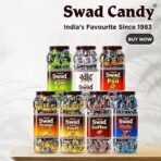 Swad Digestive Candy And Swad Orange Flavour Toffee | Ayurvedic | Authentic Swad Khatti Mithi Toffee | Reuseable Jar | 200 Toffee x 2 - Fast UK Delivery - Image 7