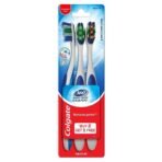 Colgate 360 Whole Mouth Clean Toothbrush-3Pcs-Manual, Adult, Multicolor - Fast UK Delivery
