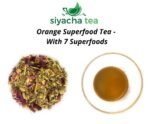 Siyacha Tea Super Food - Orange Tea 100g|100% Caffeine Free|Fruit Infusion Chai Patti|Loose Leaf Herbal Tisane|Helps in Boosting Metabolism Aids Digestion|Natural Detox|Indian Spice Masala Blend - Fast UK Delivery - Image 3