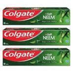 Colgate Active Salt Neem Toothpaste , Pack of 600g, Germ-Fighting Colgate Toothpaste With Active Natural Salt & Neem For Fighting Germs & Gum Problems Giving Healthier Teeth & Tighter Gums - Fast UK Delivery - Image 2
