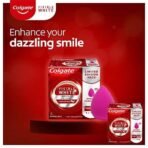 Colgate Visible White Toothpaste with Makeup Applicator Sponge, Teeth Whitening Starts in 1 week - 400gm (4x100g) (Combo Pack Offer) - Fast UK Delivery - Image 5