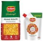 Del Monte Food Craft Penne Pasta, 1kg & Delmonte Del Monte Pizza & Pasta Sauce Spout Pack, 400g - Fast UK Delivery - Image 2