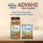 Emami Healthy & Tasty Advans SOYA Chunks 1kg Pouch - Family Pack - Fast UK Delivery - Image 4