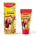Colgate Kids Toothpaste For 2-5 Years - 80Gm, Tooth Paste With 50% Lesser Abrasive Formula For Protecting Against Cavities (Strawberry Flavour) (Bubblefruit Flavour) | Anti-Cavity - Fast UK Delivery - Image 2