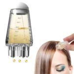 ZEYFLEEB Hair Oil applicator, Scalp Applicator Comb, Ball Root Comb applicator Bottle Scalp Massager Hair Growth, Hair Massager for Hair Growth, Ball Hair Oil Applicator Bottle bottle - Fast UK Delivery