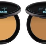 Maybelline New York Matte Compact Powder For All Skin Types, 230 Natural Buff, 8G & New York Compact Powder For All Skin Types 330 Tofee, 8G, Cream - Fast UK Delivery