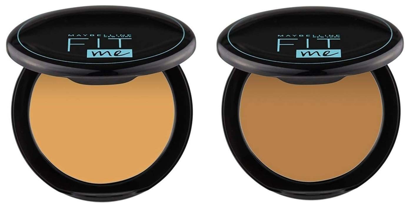 uk51ILiq01ZL.jpg Maybelline New York Matte Compact Powder For All Skin Types, 230 Natural Buff, 8G & New York Compact Powder For All Skin Types 330 Tofee, 8G, Cream - Fast UK Delivery - Image 1