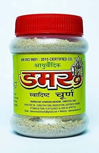 uk51IQIEgVZWL-1.jpg AYURVEDIC DAMROO PHARMACY Damroo Khatta-Meetha Testy Chooran , Tasty Pachak Appetizing Digestive Chooran, Yummy Digestive Khatta-Meetha Chooran, Mouth Watering Chooran |300 GM| - Fast UK Delivery - Image 1