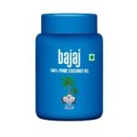 Bajaj 100% Pure Coconut Oil 600ml Wide Mouth Jar - Fast UK Delivery