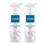 Vooki Electronic Components Cleaner Spray with Rapid Dry Technology, Home and Commercial Use - 500ml (Pack of 2) - Fast UK Delivery