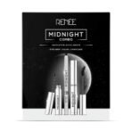 RENEE Midnight Combo, Kajal + Eyeliner + Mascara, Long Lasting, Smudge-Proof, Easy to Use Makeup Kit Set, Highly Pigment, Darkest Black, Vitamin E Infused, Travel-Friendly, Ideal for Gifting, Wedding - Fast UK Delivery