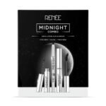 RENEE Midnight Combo, Kajal + Eyeliner + Mascara, Long Lasting, Smudge-Proof, Easy to Use Makeup Kit Set, Highly Pigment, Darkest Black, Vitamin E Infused, Travel-Friendly, Ideal for Gifting, Wedding - Fast UK Delivery