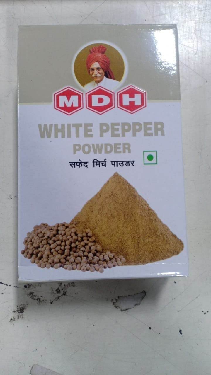 uk51J9mOVs2XL-1-1.jpg MDH White Pepper Powder, 100g - Fast UK Delivery - Image 1