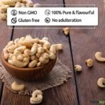 Farmley W240 Whole Cashew Nuts 250 g, Value Pack | Premium Kaju Dry Fruits, Whole Crunchy Cashews | Rich in Protein, & Nutritious | Gluten Free & Plant based Protein (Pack of 1) - Fast UK Delivery - Image 7