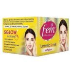 FEM Fairness (Turmeric&Milk) Creme Bleach-24G|Advanced Skin Brightening System|Goodness Of Real Turmeric Extract&Milk Moisturisers|With Rejuvenating Fragrance|No Added Parabens,Silicones&Ammonia - Fast UK Delivery - Image 3