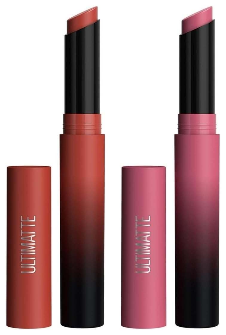 uk51Ji2nWSPeL-1.jpg Maybelline New York Lipstick, Color Sensational Ultimattes, 599 More Mauve, 1.7 g & Maybelline New York Lipstick, Color Sensational Ultimattes, 899 More Rust, 1.7 g - Fast UK Delivery - Image 1
