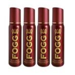 FOGG Men Monarch Fresh Scent Deodorant Spray (Pack Of 4)(100Gms/120Ml Each) - Fast UK Delivery