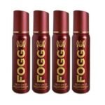FOGG Men Monarch Fresh Scent Deodorant Spray (Pack Of 4)(100Gms/120Ml Each) - Fast UK Delivery
