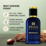 FOGG Men Spray Scent Impressio Perfume , Long-Lasting, Fresh & Powerful Fragrance Spray, Eau De Parfum, 100Ml - Fast UK Delivery - Image 3