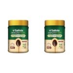 Saffola Immuniveda Chyawanprash - 500g with Ashwagandha, Giloy, Shilajit & Shatavari | Helps Boosts Immunity | Improve Strength, Stamina and Energy (Pack of 2) - Fast UK Delivery