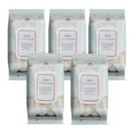 Baby Forest Neer 99.9% Water Baby Wipes- Pack of 5 | Ideal for 0 Plus Months | No Added Fragrance | Cruelty-Free | Plant-Based Formulations | Pack of 5 Wipes | Dermatologically Tested - Fast UK Delivery
