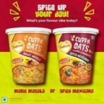 Saffola Cuppa Oats, Spicy Mexicana | Tasty Mazedaar Snack | Just add hot water | Goodness of Jowar & Veggies | No Maida, No Added Preservatives | Helps Manage Weight |44G - Fast UK Delivery - Image 7