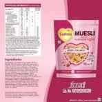 Saffola Muesli Berry Crunch with Flavour Pops, 185 gm | 15 in 1 Fruit and Nuts, Seeds, Millet & more | Cereals for breakfast rich in wholegrain, protein, fibre - Fast UK Delivery - Image 3