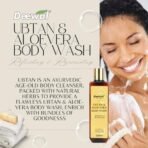 Deewal Ubtan & Aloe Body Wash - Exfoliating & Hydrating Cleanser for Radiant Skin | Natural Skincare | Brightens & Softens | Sulfate-Free - 200ml - Fast UK Delivery - Image 6