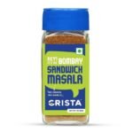 CRISTA 50 gms Bombay Sandwich Masala | Masala for Vegetable & Cheese Sandwich | Magic Masala | No Added Sugar | No Onion | No Garlic | Vegan | Zero added Colours & Preservatives