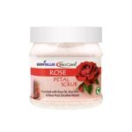 Gemblue Biocare Rose Petal Scrub Enriched with Rose Oil, Aloevera and Rose Petal, Suitable for All Skin types - 500ml - Fast UK Delivery