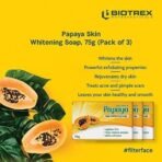 Papaya Skin Whitening Soap, 75g (Pack of 3) - Fast UK Delivery - Image 3