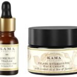 Kama Ayurveda Kumkumadi Miraculous Beauty Ayurvedic Night Serum, 12ml & Kama Ayurveda Eladi Hydrating Ayurvedic Face Cream with Pure Essential Oils of Rose and Jasmine, 25g - Fast UK Delivery