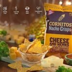 Cornitos Nachos Crisps, Cheese and Herbs, 150 Grams - Fast UK Delivery - Image 3