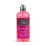 The Bath Store Plum Blossom Body Wash Shower Gel | Exfoliating Body Wash For Dry Skin & Oily Skin | Tan Removal Body Wash For Men & Women | Liquid Soap For Bath - 300ml - Fast UK Delivery
