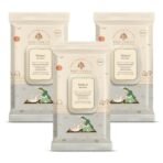 Baby Forest Mulmul Baby Wipes | Ultra-Soft Baby Wet Wipes | Water Based Wipes | Chemical Free & Organic Baby Wipes | 3x Thicker & Softer Wipes | 72 Wipes | Pack of 3 - Fast UK Delivery - Image 3