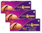 Parle Hide & Seek Milano Collections Mixed Berries Centre Filled Biscuits 75g (Pack Of 3) - HUMARABAZAR - Fast UK Delivery - Image 2